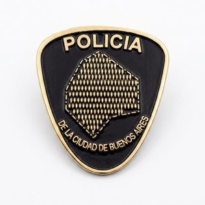 Chapa de pecho Policía de la Ciudad — Multifuerzas Ponasso