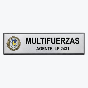 Gafete Policía Federal — Multifuerzas Ponasso