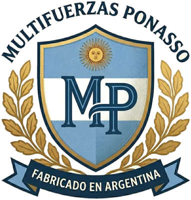 Logo Multifuerzas Ponasso — Fabricado en Argentina